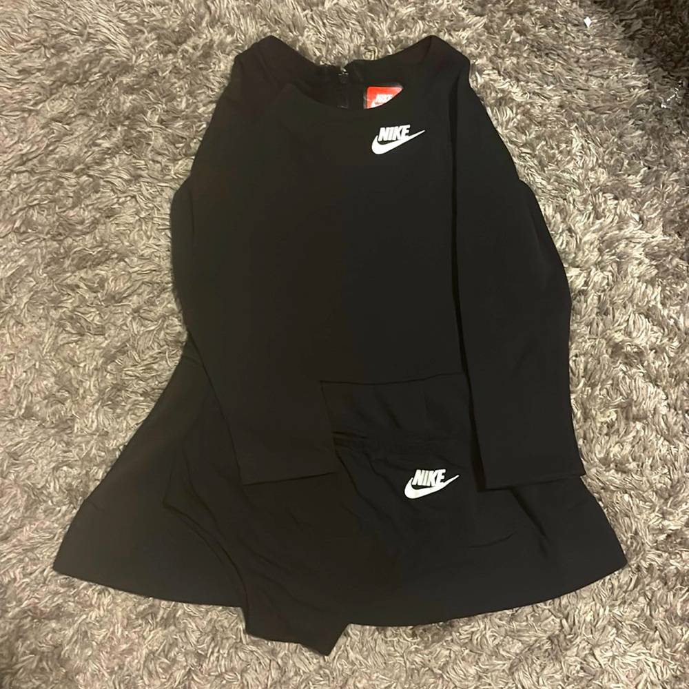 Black Nike dress and bottoms. Gently worn.